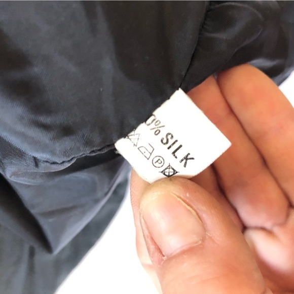 Vtg Oversized Silk Bomber Jacket - Picture 15 of 16